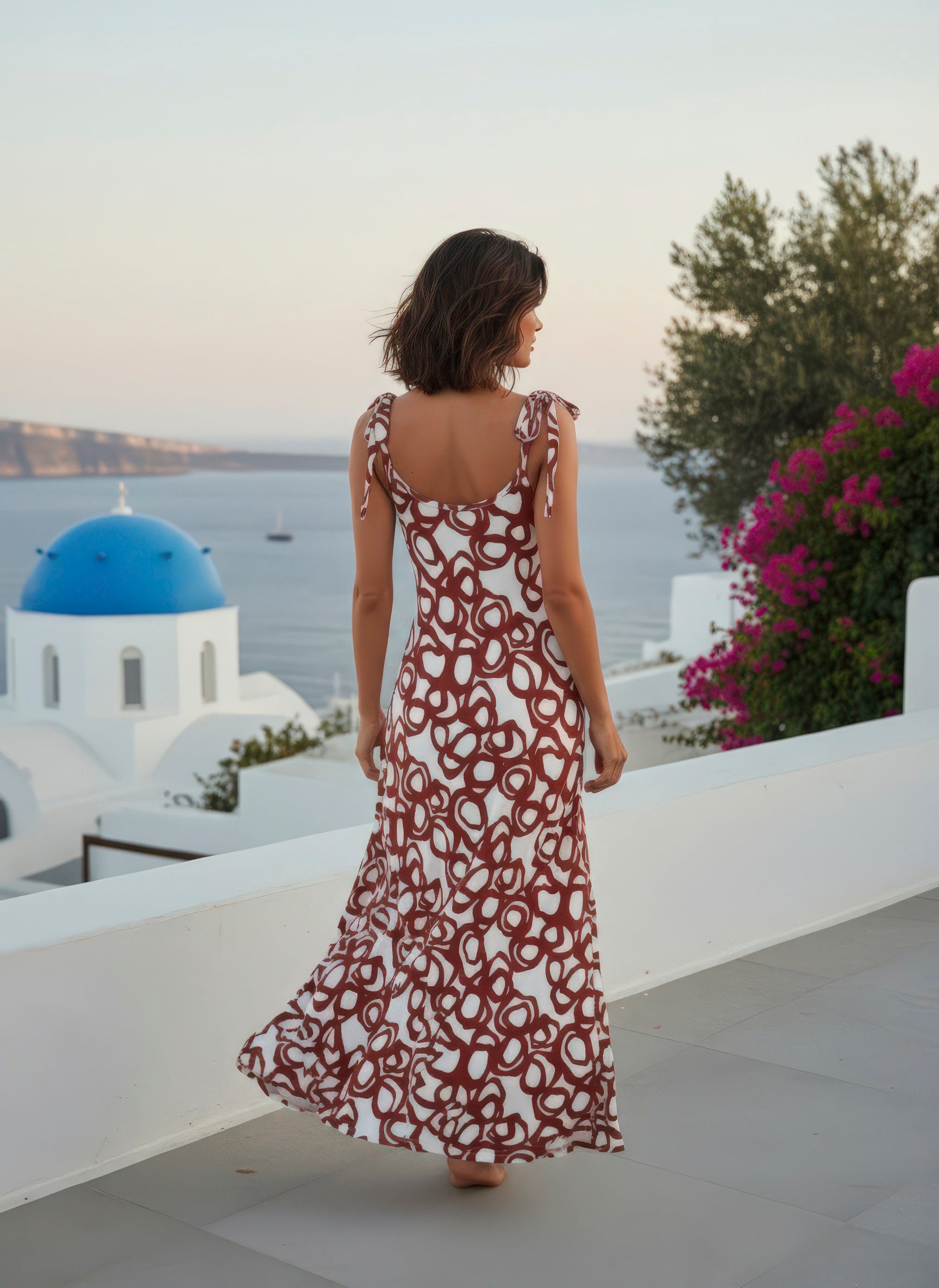 Biased Cut Slip-Dress