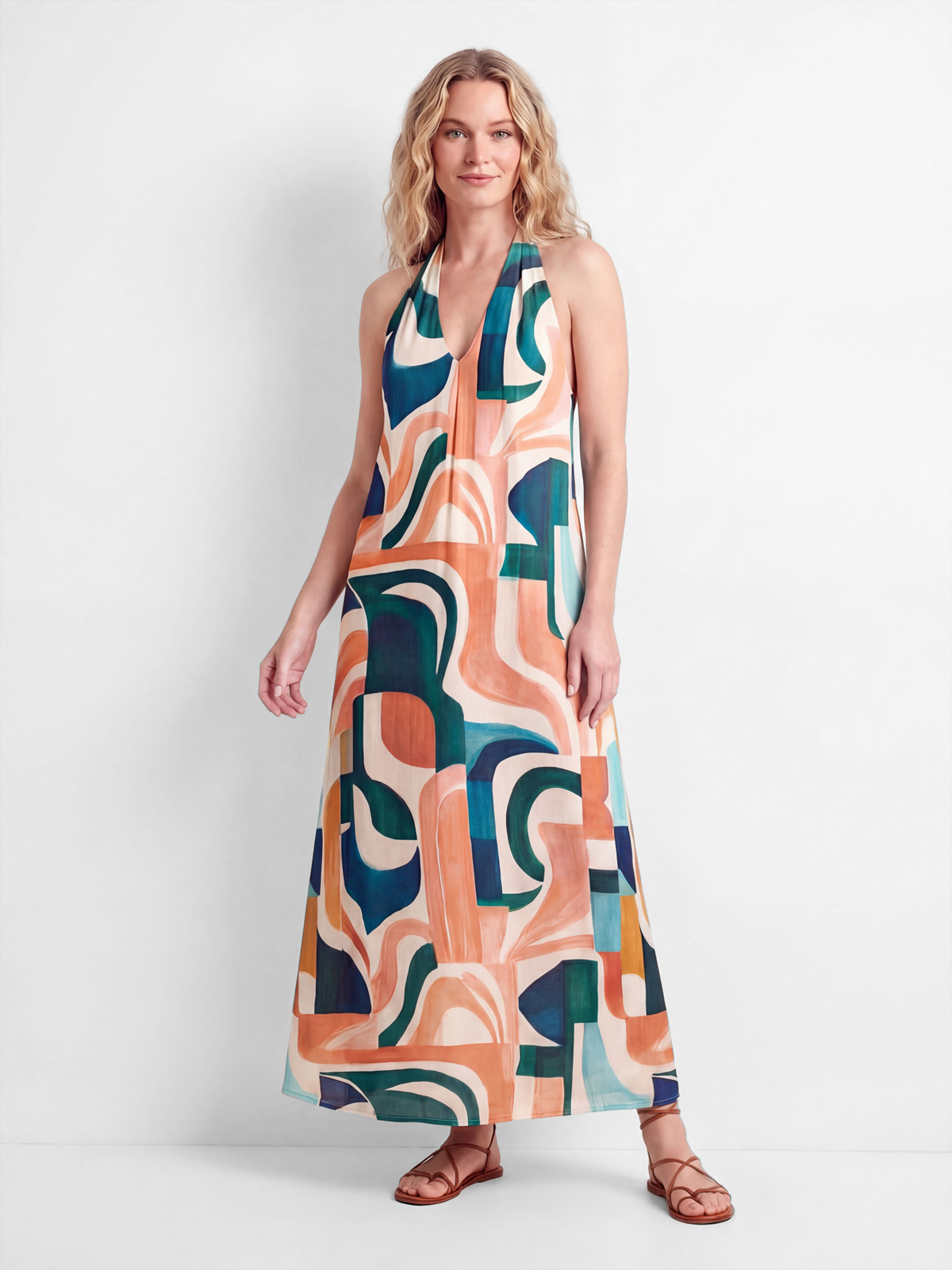 Halterneck Maxi Dress