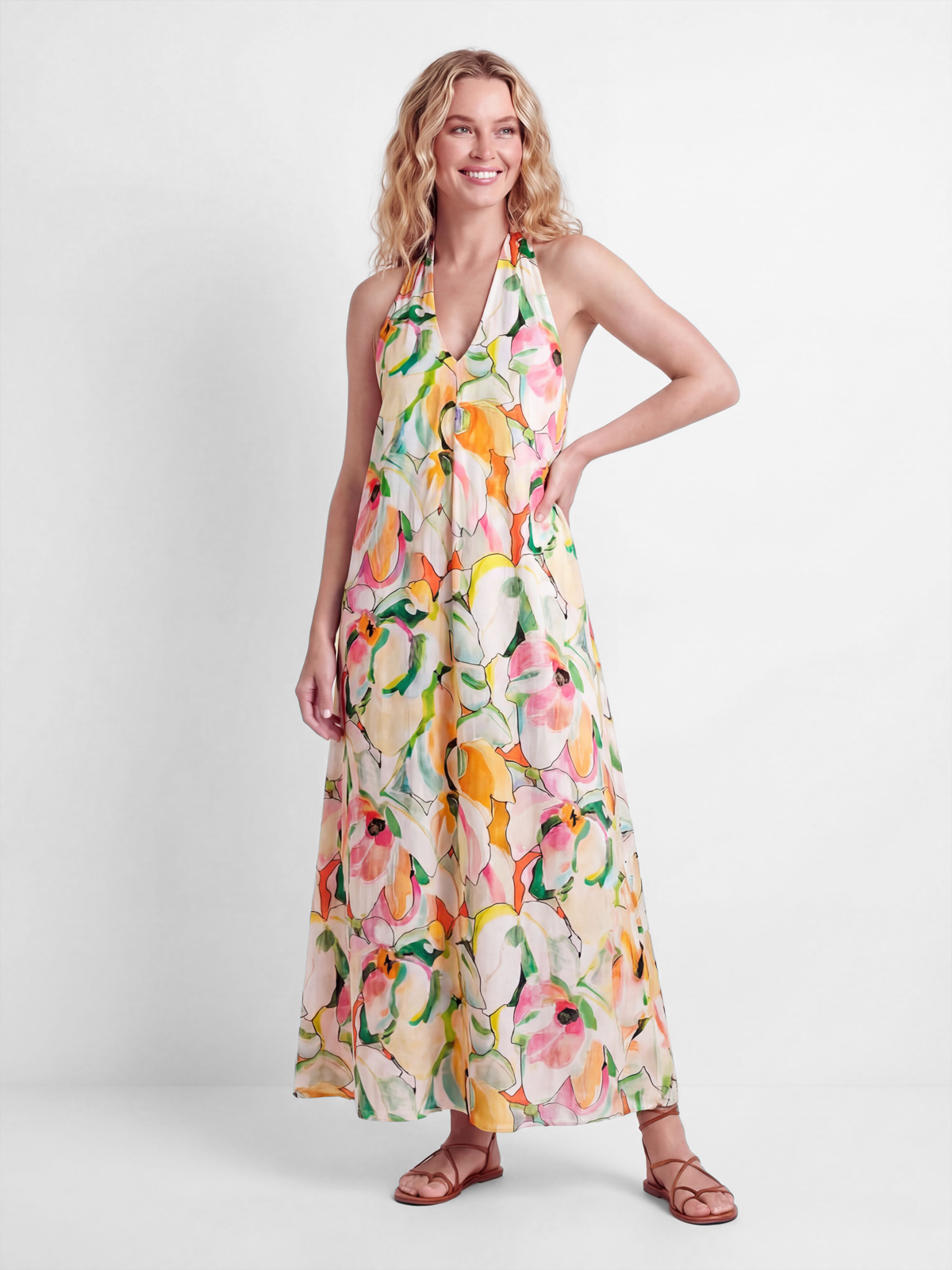 Halterneck Maxi Dress